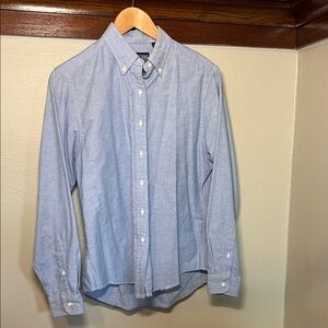 Lands' End Sky Blue Button-Down Shirt